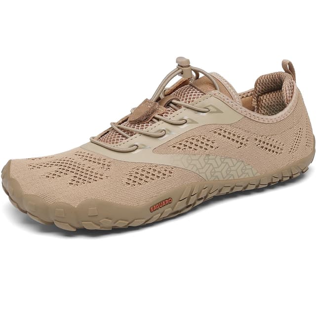 SAGUARO Unisex Barfußschuhe 🌿 Outdoor Fitnessschuhe 🏞️ 43 EU Braun
