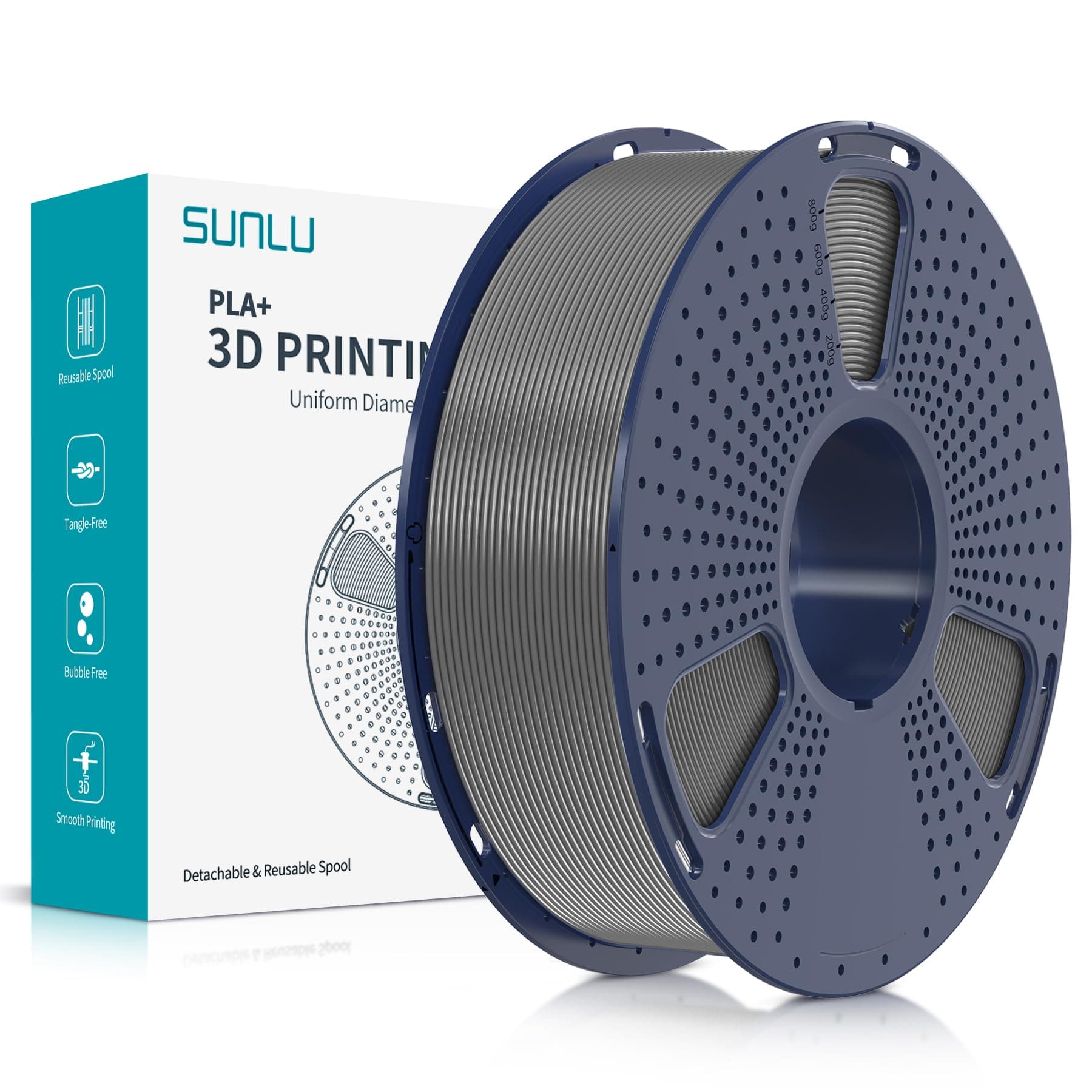 SUNLU PLA Plus 3D Drucker Filament, PLA+ 1.75mm, robust und präzise 🌟