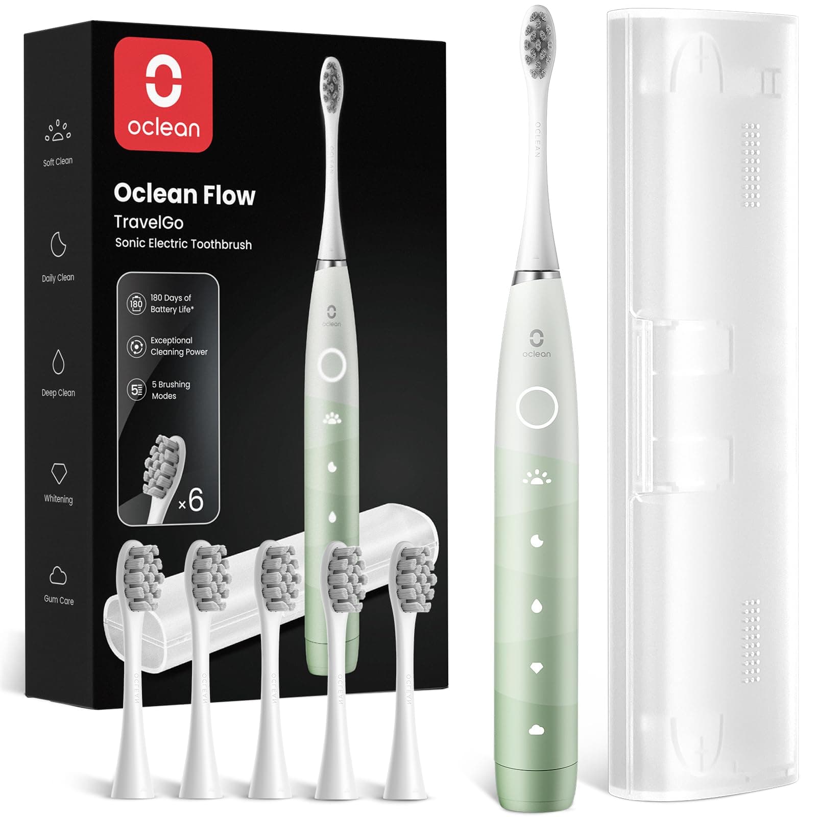 Oclean Elektrische Zahnbürste Flow TravelGo Set 🦷✨