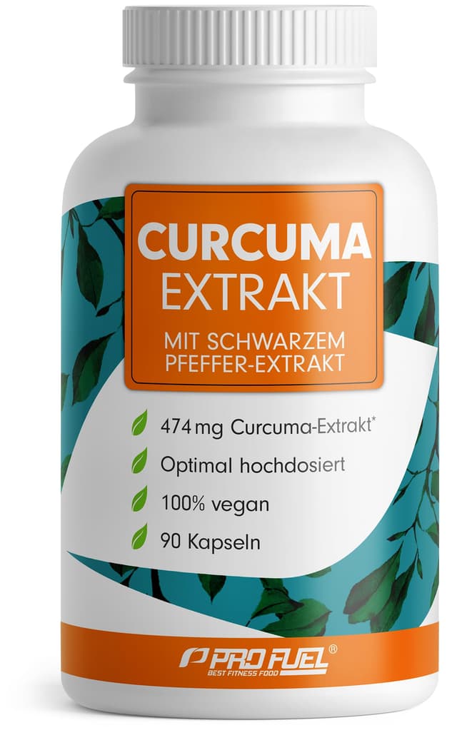 Curcuma Kapseln hochdosiert - 90 Kurkuma Extrakt Kapseln
