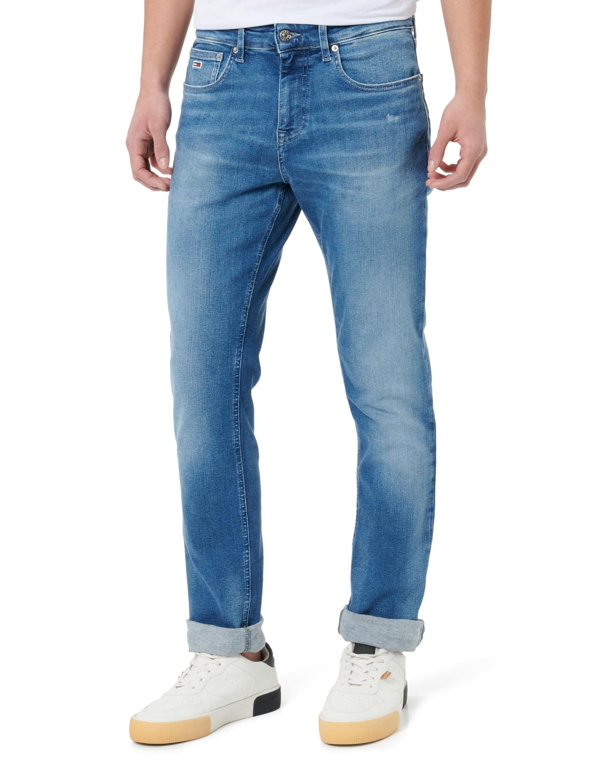 👖 Tommy Jeans Herren Slim 30W / 34L Denim (Denim Medium) 🔥