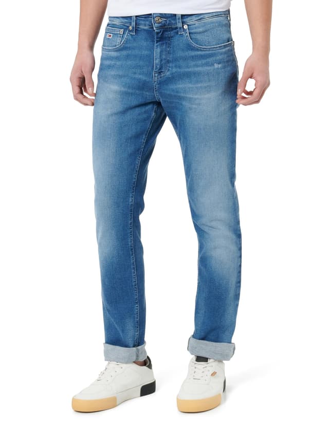👖 Tommy Jeans Herren Slim 30W / 34L Denim (Denim Medium) 🔥