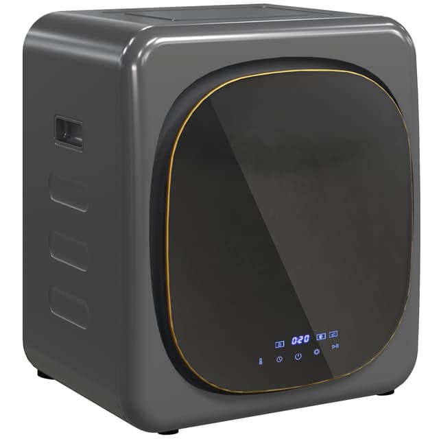🌟 Super Angebot! HOMCOM Mini Wäschetrockner mit 6 Programm LED-Touchscreen 🌈