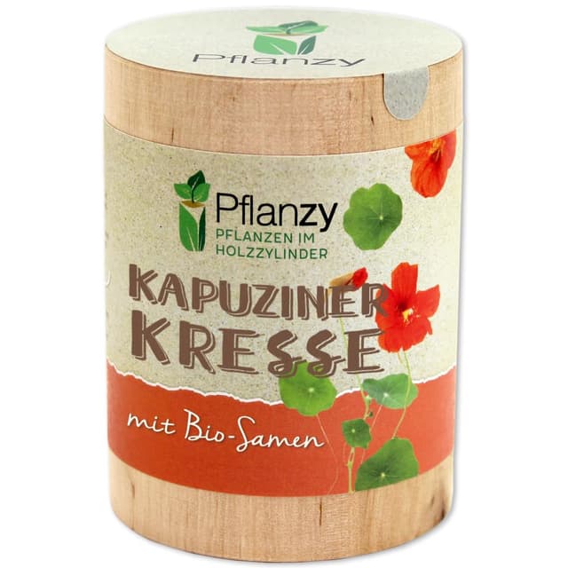 🌿🌱🌼 Feel Green Pflanzy Kapuzinerkresse | Bio Samen | Nachhaltige Geschenkidee (100% Eco Friendly)