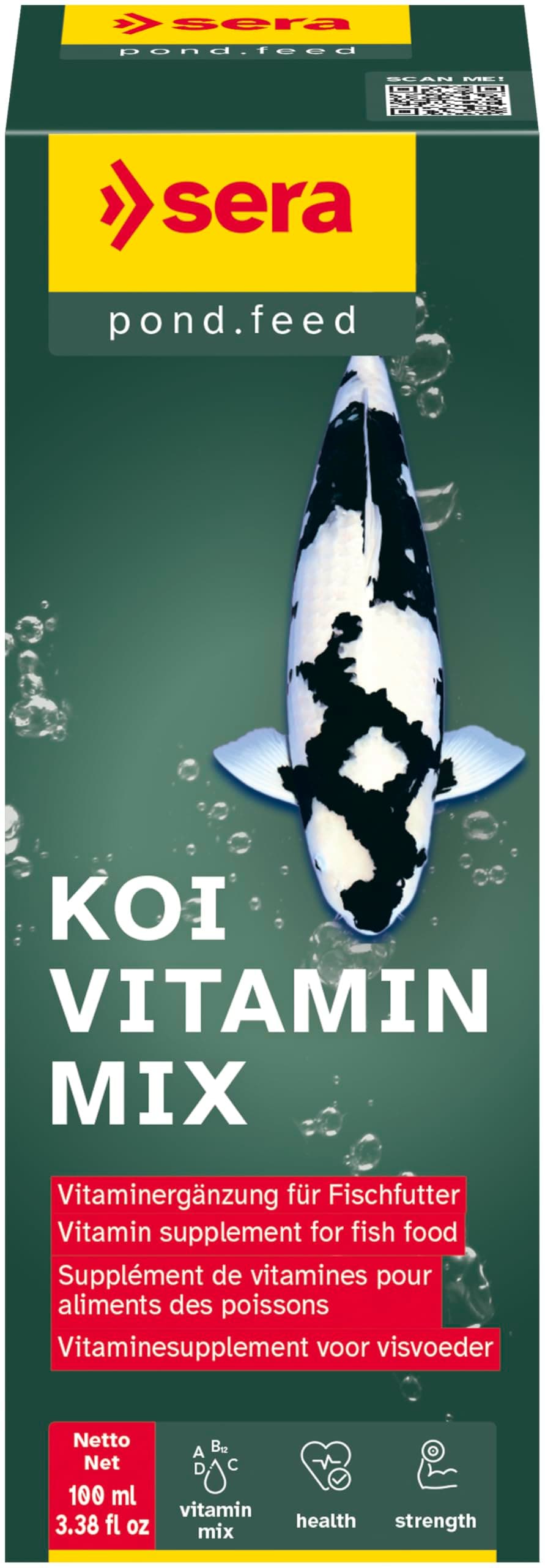 🐟🌿 Sera Koi Multivitamin 100 ml 🌿🐟 - Mehr Vitalität für deine Gartenteichfische!
