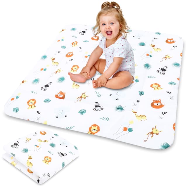 Safari Krabbeldecke Krabbelmatte für Babys 🦁🦒🐘