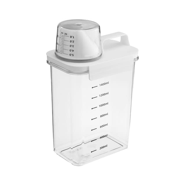 🌟 HAOYULUO 1800ML Luftdichter Waschmittelspender mit Messbecher 🌟