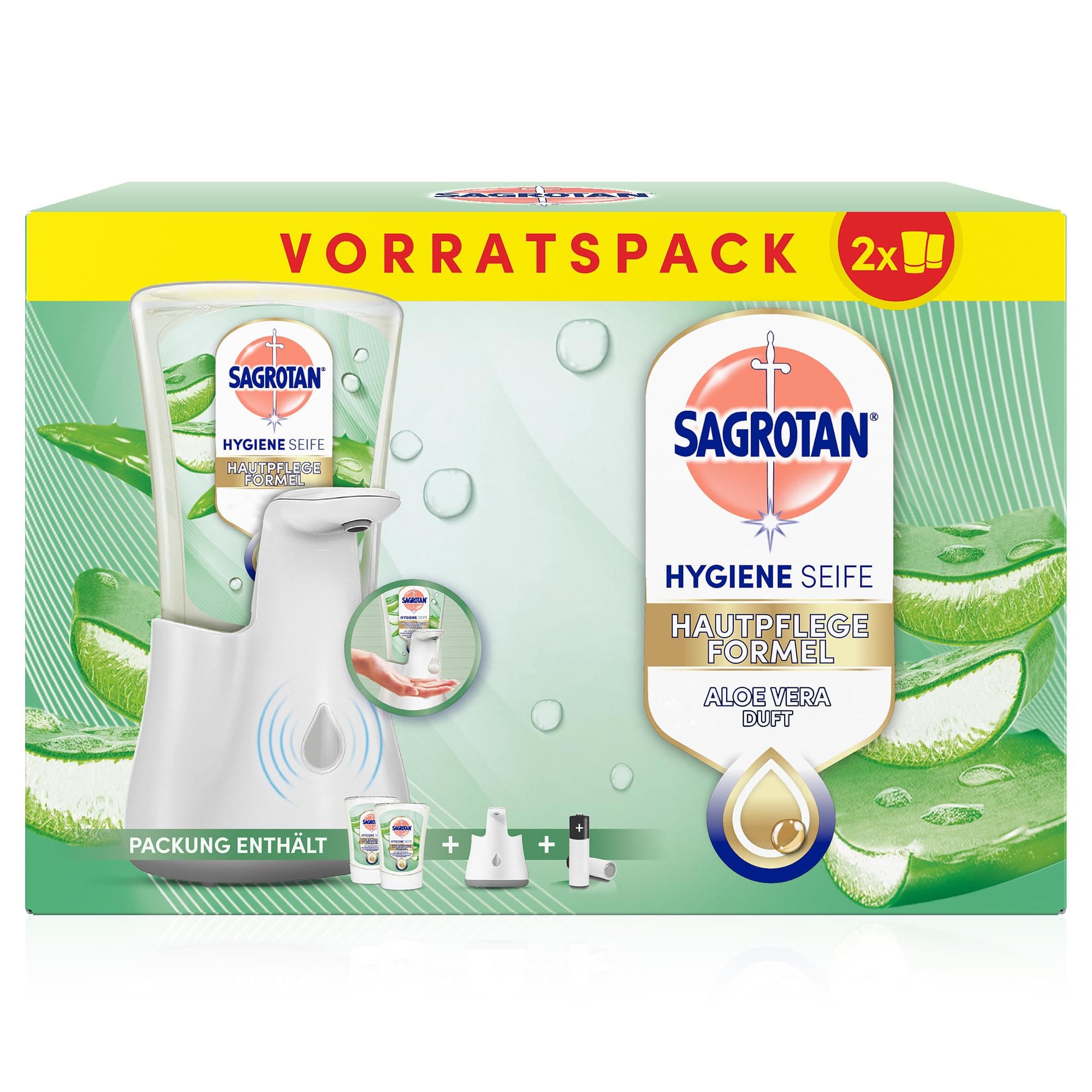 Angebot: Sagrotan No-Touch Automatischer Seifenspender Weiß