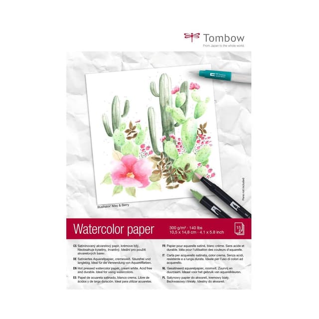🎨🖌️ Super Deal: Tombow Aquarellblock DIN A6