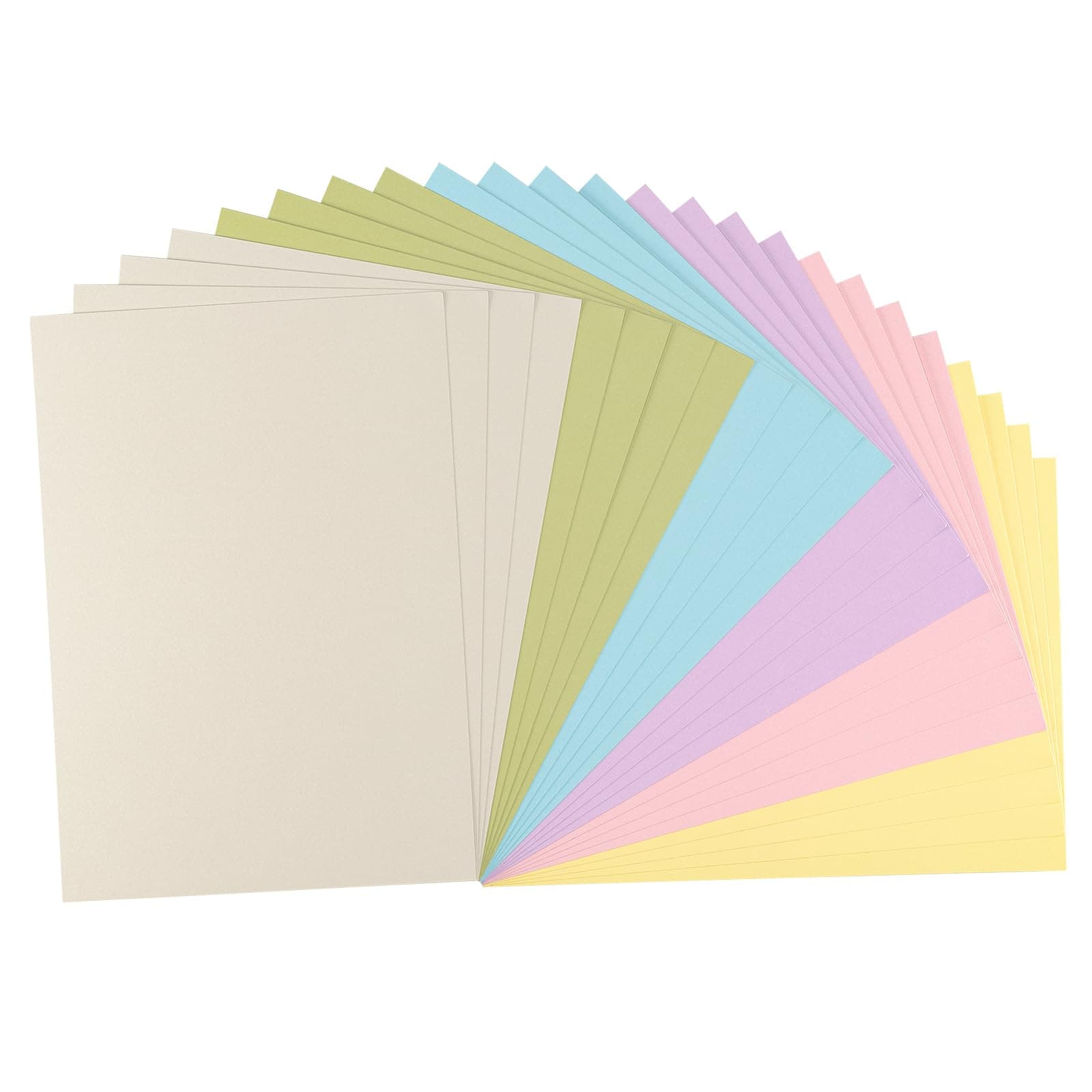 Vaessen Creative Florence Selbstklebend Cardstock - A4 Bastelpapier - 24 Stück