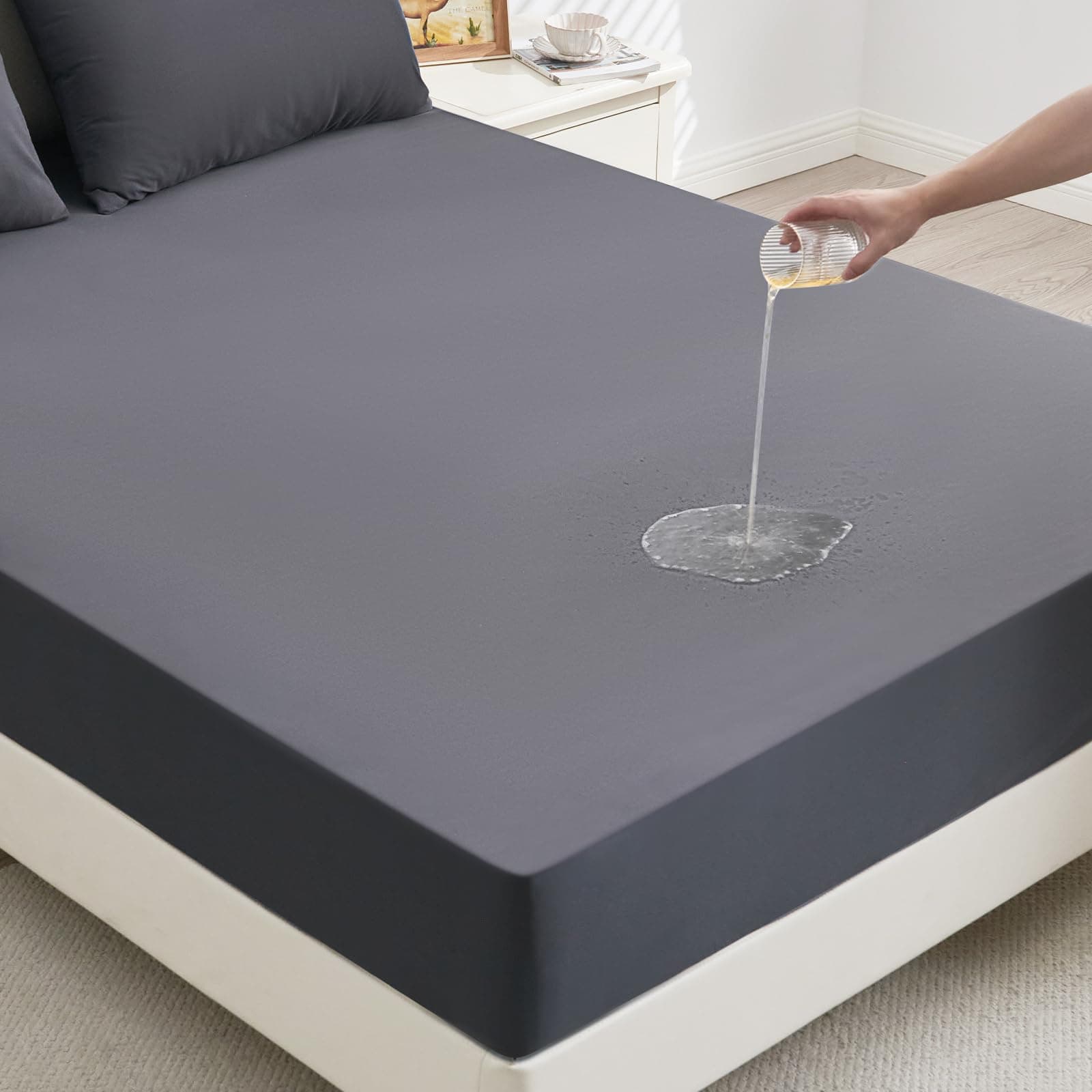 🌟 Mafudoxi Matratzenschoner 120x200cm Wasserdicht - 100% wasserdicht - Atmungsaktiv - Inkontinenzunterlage waschbar 🌟