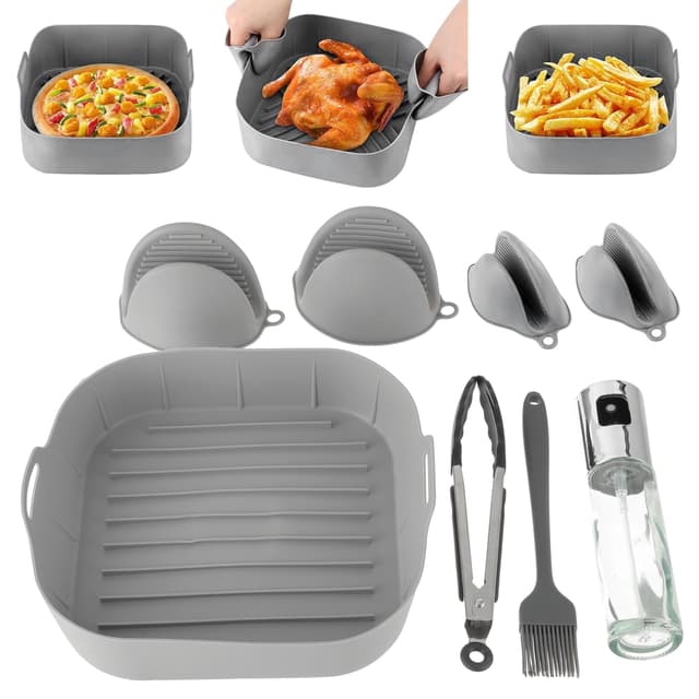 🔥🍟 CDDCWZ Luftfritteusen-Silikonform 21 cm für COSORI 5,5 l/6,4 l 🍟🔥