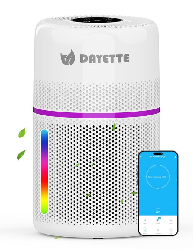 DAYETTE WIFI Luftreiniger Allergiker mit HEPA 13 Filter 🌬️🏠