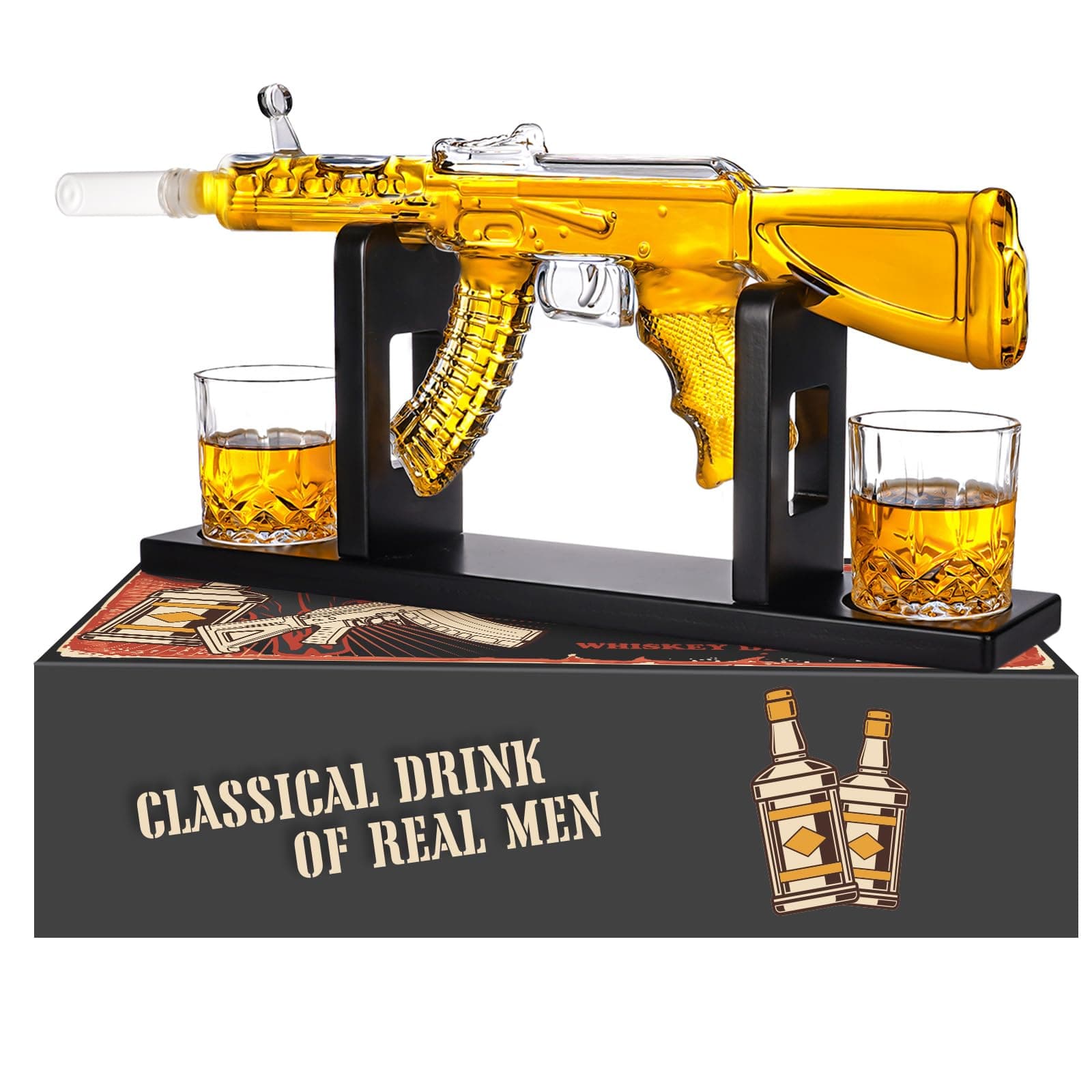 🥃🎁 Oaksea Whisky Karaffe Weihnachtsgeschenke 🎅🎄