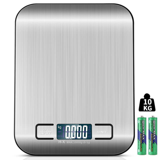 🌟 Super Deal: Küchenwaage Digital 10KG mit LCD Display und Tara-Funktion! 🌟