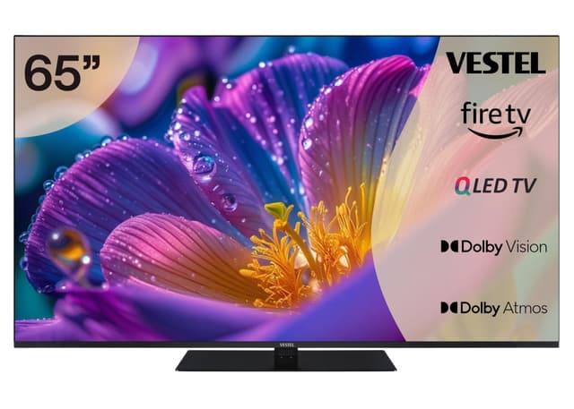 📺🔥 Vestel QLED Fernseher 65 Zoll Fire TV 4K UHD Fernseher 🌈🎬