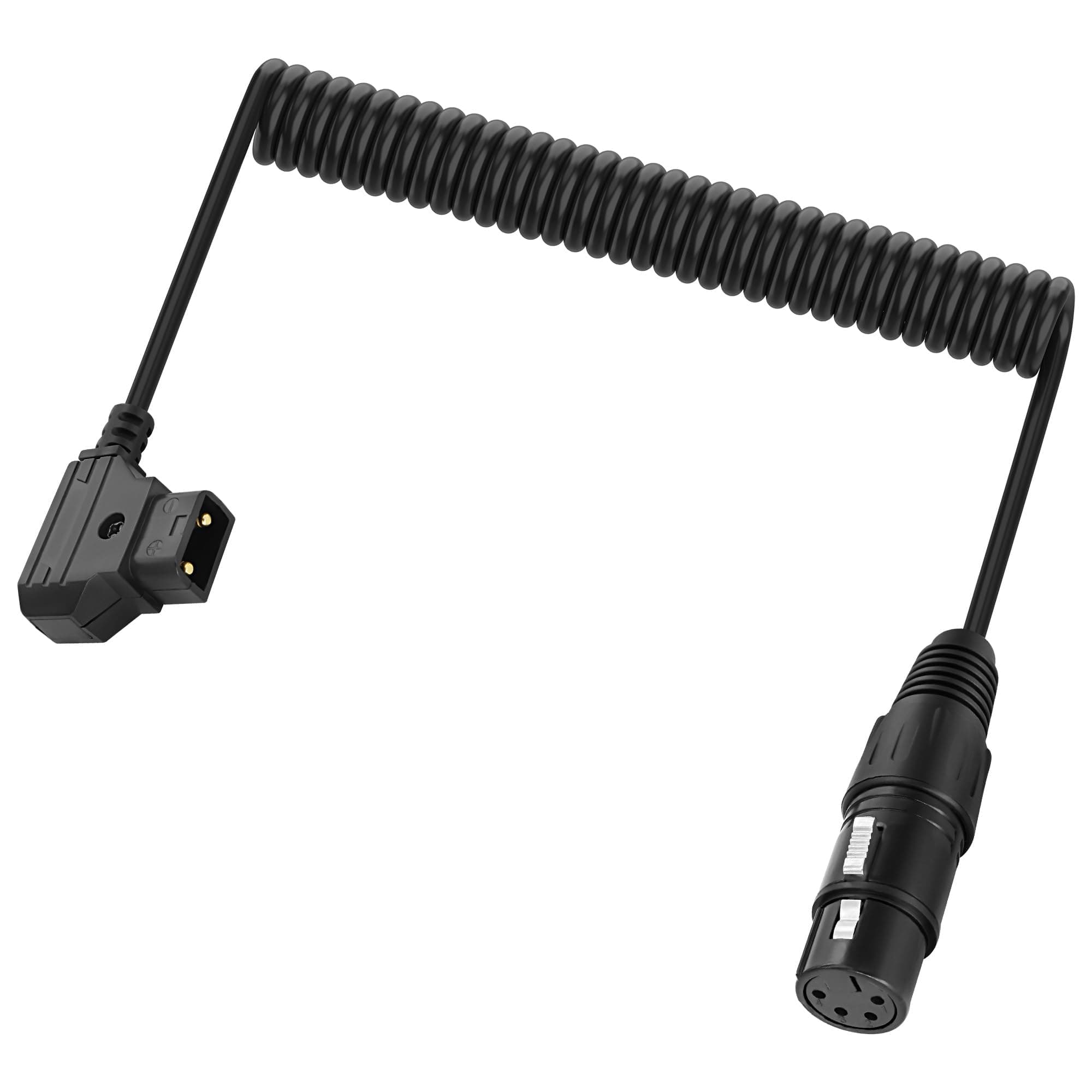 🔌📷 XMSJSIY D-Tap zu XLR Power Coiled Kabel 📹🔋