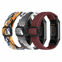 🌟 Ecogbd Elastisches Nylon Ersatzarmband für Fitbit Charge 5 🌈