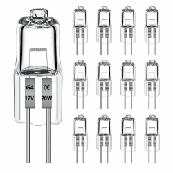 Angebot: 12 Stück G4 Halogenglühbirne 20W 2700k warmweiß 240LM 🔥🌟