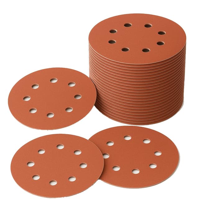 LESNIC 180 Körnung Schleifscheiben 50 Stück, 125mm Schnellwechselscheiben Klett-Schleifpapier 🛠️