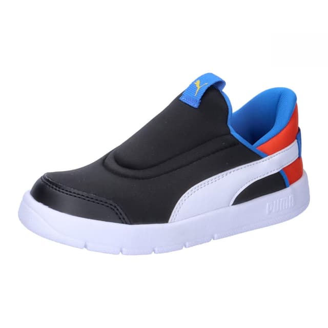 👶👟 PUMA Unisex Baby Courtflex V3 Sliptech Inf Sneaker 20 EU Puma Black Puma White Redmazing Deal! 🎉