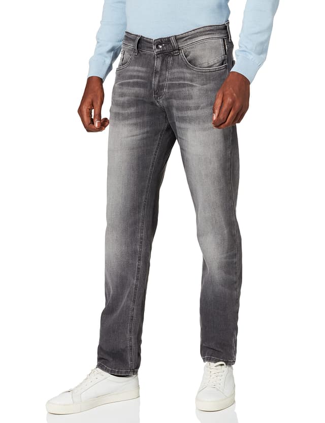 👖 Angebot: camel active Herren Slim Fit Madison Hose 33W / 34L Stone Grey