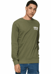 🔥 DEAL! Mister Tee Herren Cash Only Crewneck M Olive nur 9.5€