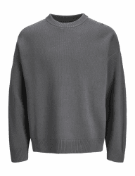 🔥 50% Rabatt! JACK & JONES Herren Jorkobe Knit Crew Neck Strickpullover M Iron Gate