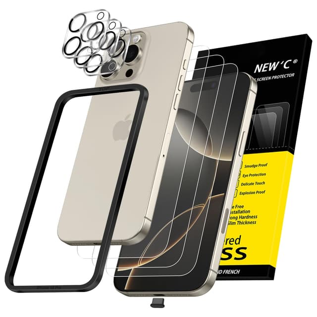 📱🔒 NEW'C 3x iPhone 16 Pro Panzerglas Deal! 🛡️📸