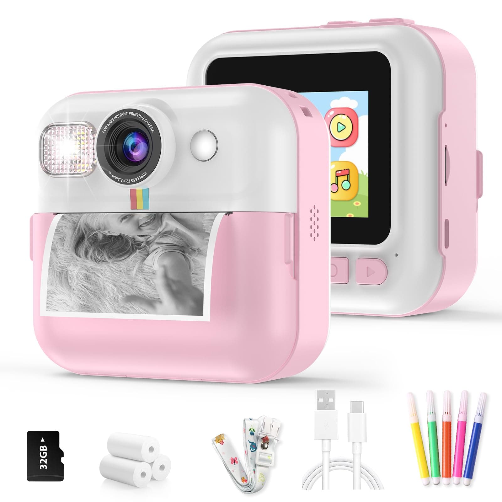📸 Kinderkamera Sofortbildkamera zum Superpreis! 🎁