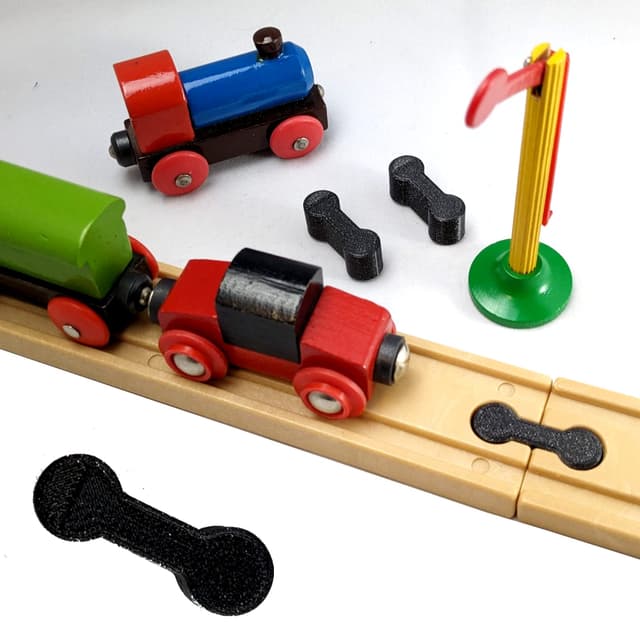 ULROAD Holzschienen Adapter Verbinder für Eisenbahn 🚂