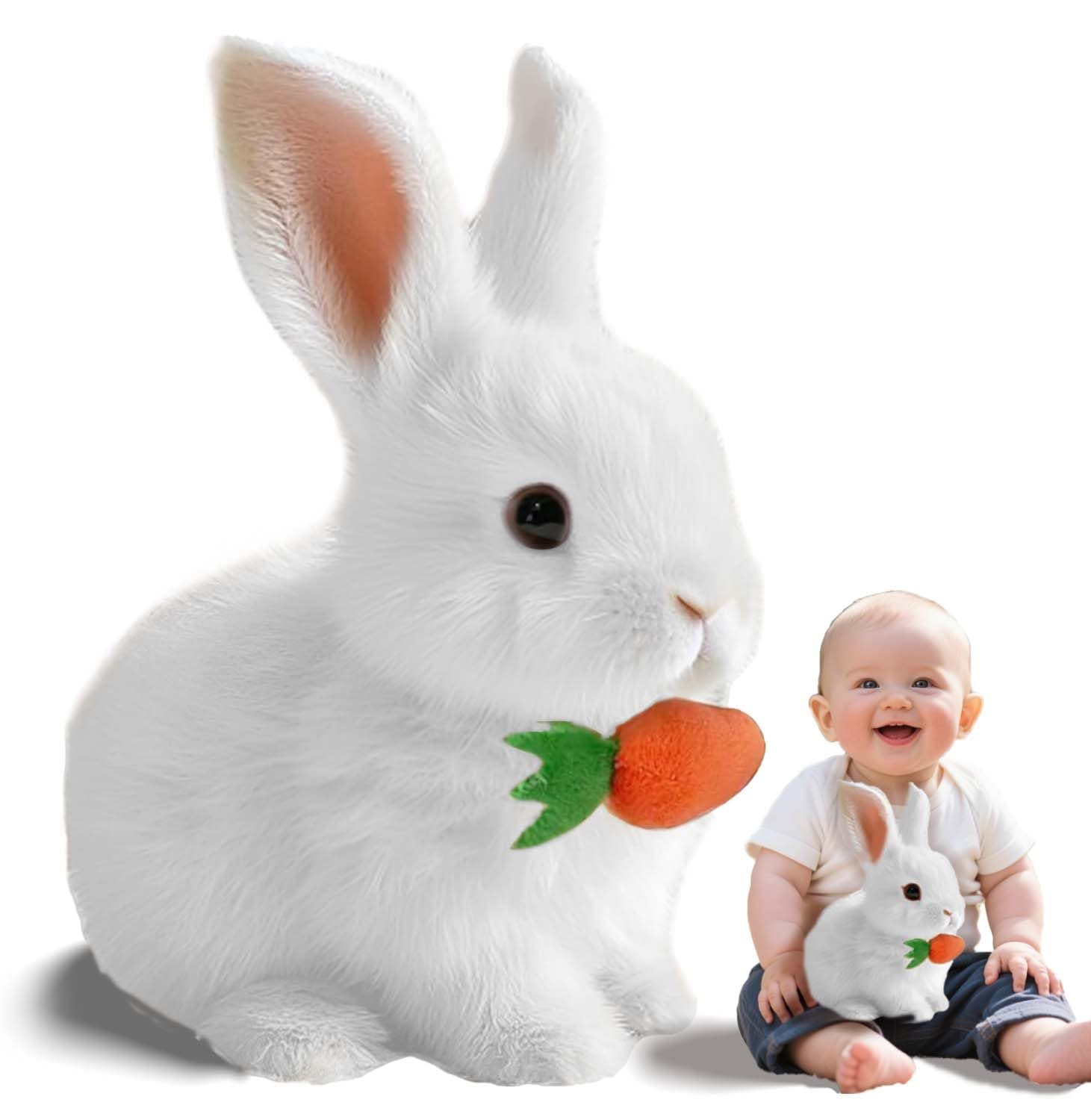🐰🥕 ANSTEN Interaktiver Bunny Pal - Realistisches Kaninchen Spielzeug 2025 🥚🎁