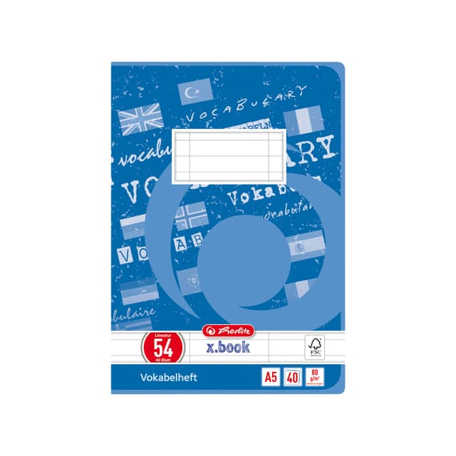 📚 Herlitz Vokabelheft x.book A5 - 5 Stück Deal! 🤩