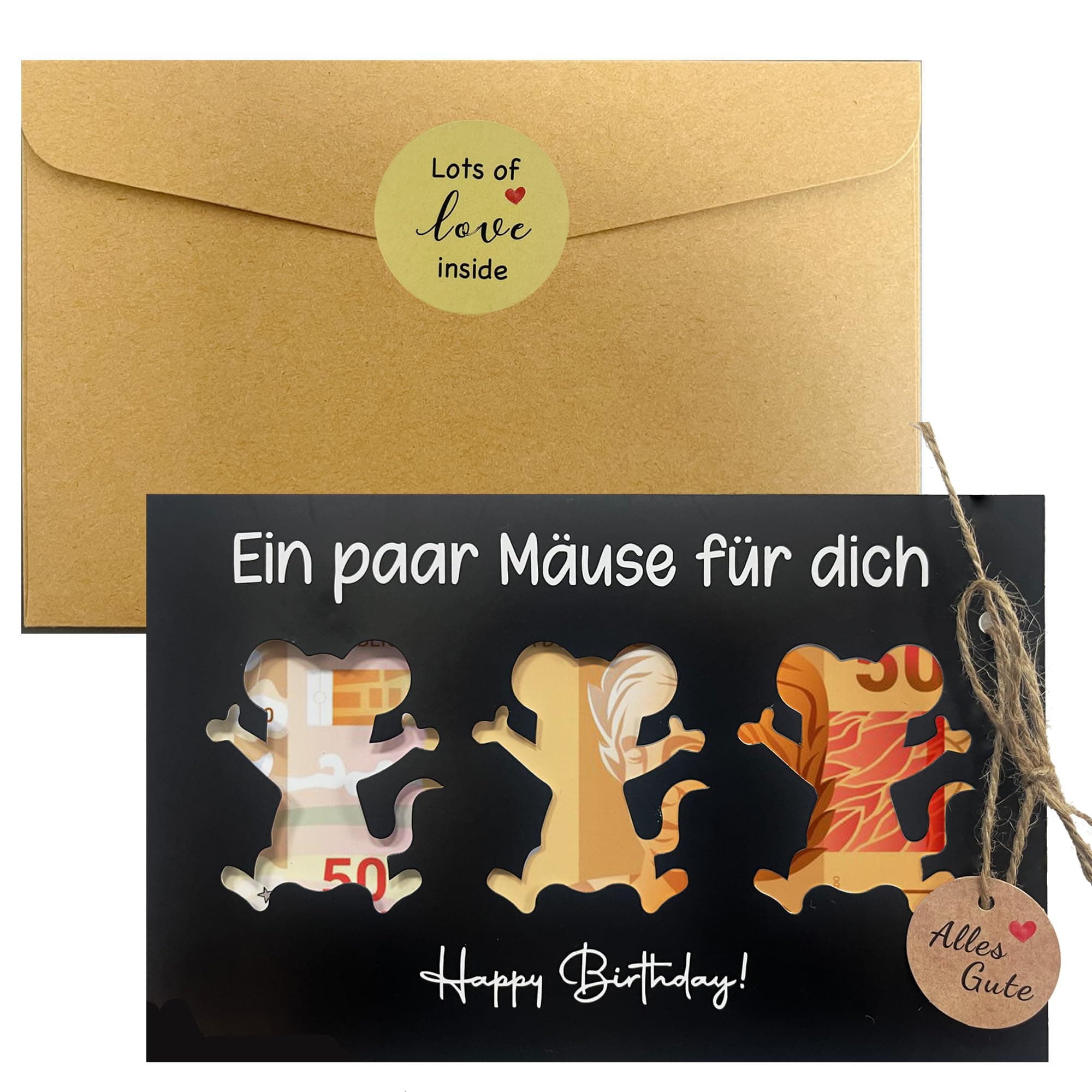 Wunscherfüller Geldgeschenke Verpackung mit Umschlägen 🎁