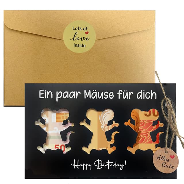 Wunscherfüller Geldgeschenke Verpackung mit Umschlägen 🎁