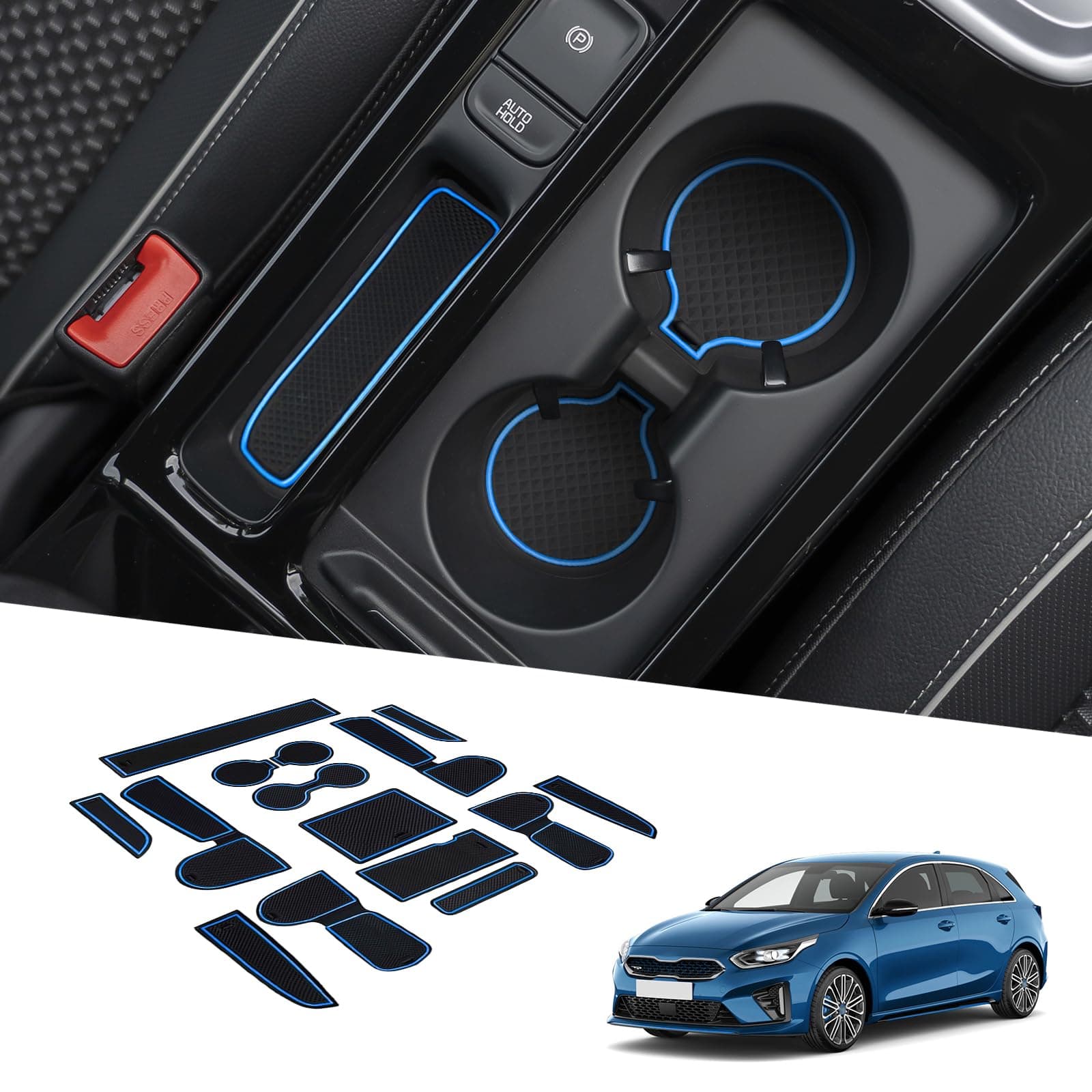 🚗 BIXUAN Ceed kompatibel mit Kia Ceed SW XCeed 2019-2023 2024 2025 Antirutschmatten