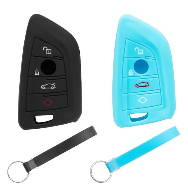 🔑 Autoschlüssel Schutzhülle für BMW 4-Tasten Smart Key 🔵