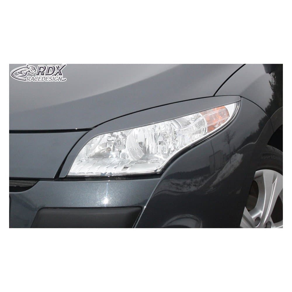 🔥 Sale! RDX Racedesign RDSB128 Scheinwerferblenden, Unlackiert für Renault Megane III