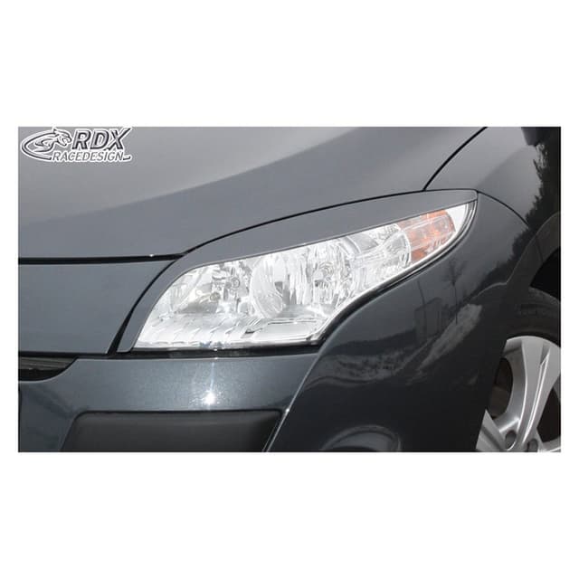 🔥 Sale! RDX Racedesign RDSB128 Scheinwerferblenden, Unlackiert für Renault Megane III