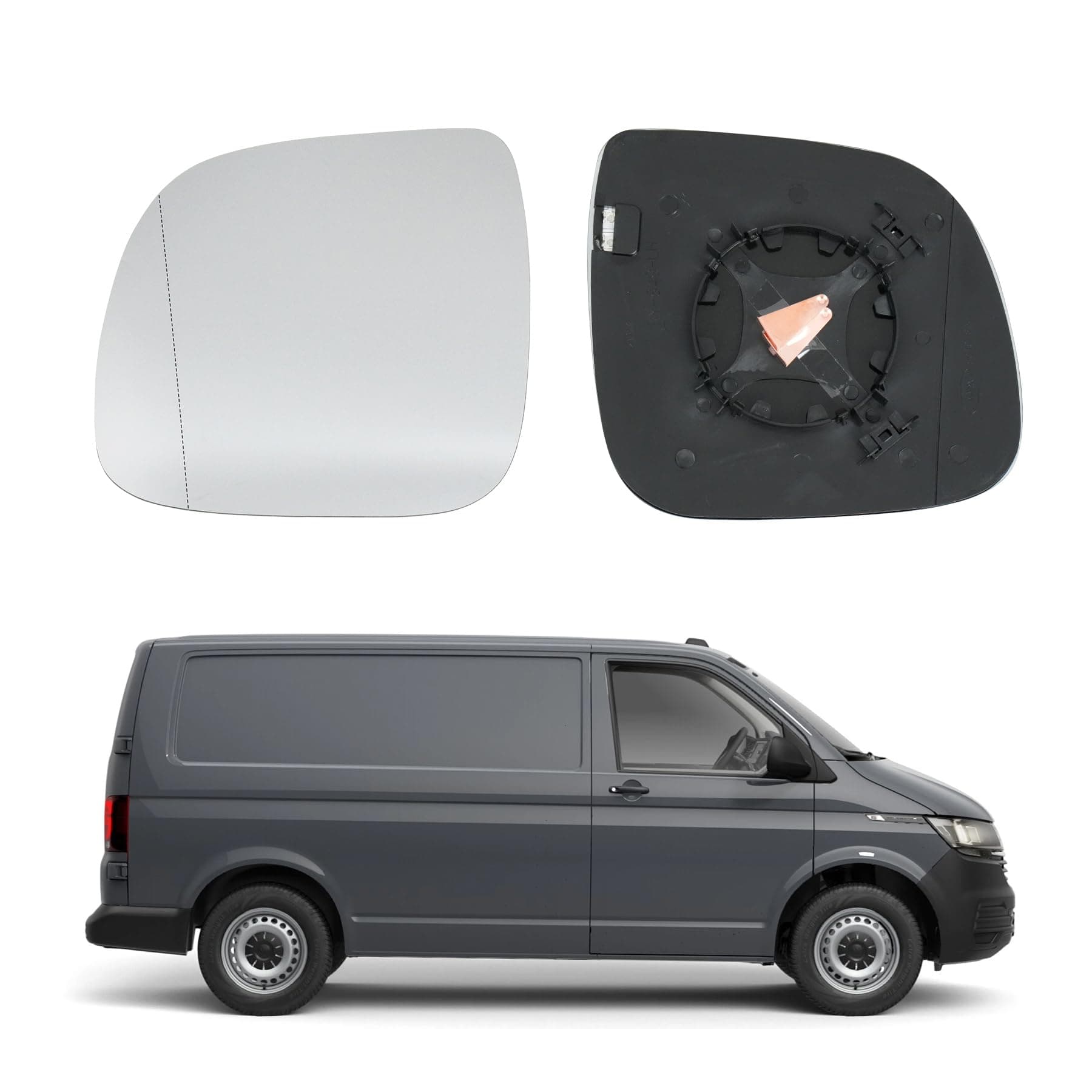 🚗 Convitex 2 Spiegelglas Beheizbar für VW Transporter T5 T6 2009-2019