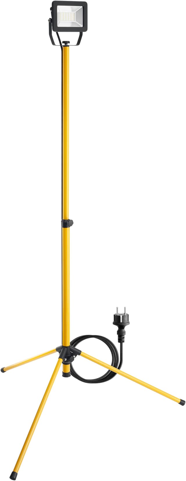 Goobay 57844 LED Baustrahler 🌟 Teleskopstativ 30W - 2550 lm - Neutral-Weiß Licht 4000K