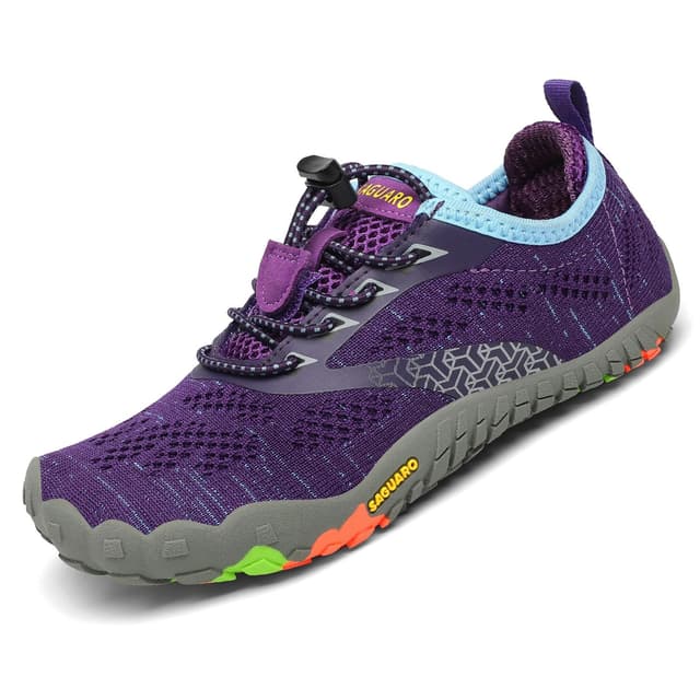 👟 SAGUARO Kinder Barfußschuhe Schnell Trocknend Badeschuhe, 24-36 EU 32 EU Violett