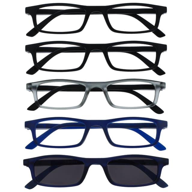 👓 Die Lesebrille 4er-Pack Herren Damen +2,00