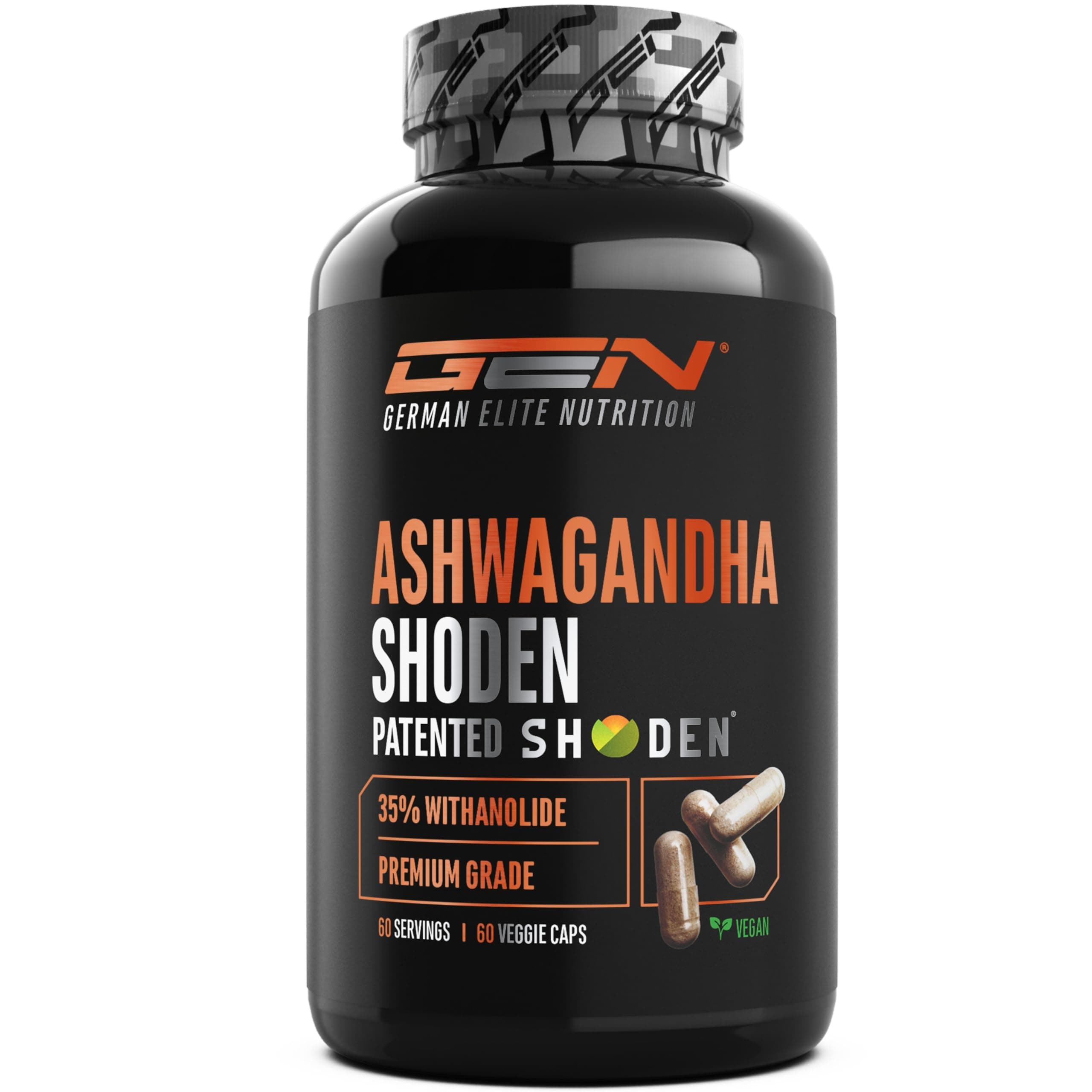 🌿 Ashwagandha Shoden® - 35% Withanolide Glykoside - Patentierter Ashwagandha Wurzelextrakt 🌿