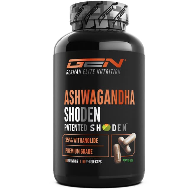 🌿 Ashwagandha Shoden® - 35% Withanolide Glykoside - Patentierter Ashwagandha Wurzelextrakt 🌿