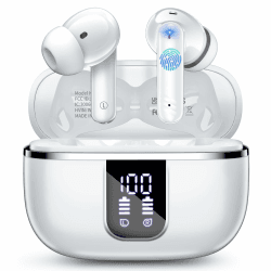 Bluetooth Kopfhörer 2025 In Ear Kopfhörer Kabellos Bluetooth 5.4 mit ENC Noise Cancelling Mic