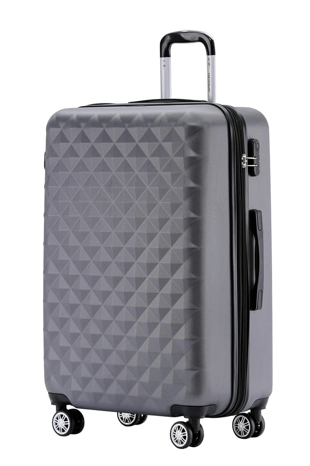 🎒 BEIBYE Zwillingsrollen 2066 Hartschale Trolley Koffer Reisekoffer Gepäck M-L-XL-Set (Business Grey, XL) Angebot!