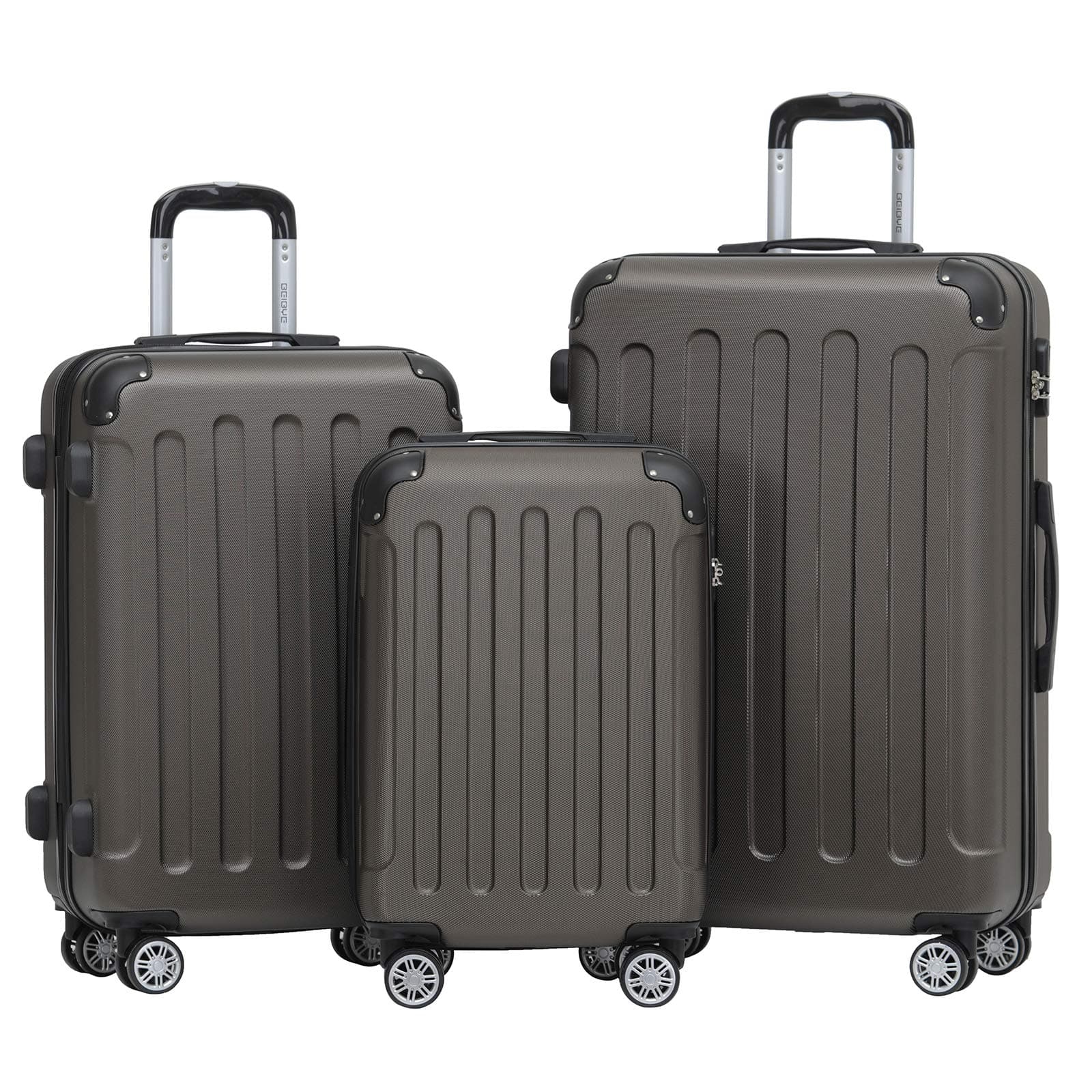 🌟👜 BEIBYE Zwillingsrollen Hardcase Reisekoffer Koffer Trolleys Hartschale in XL-L-M 🌈💼