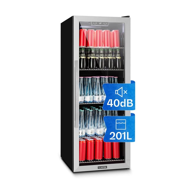 Klarstein Mini Kühlschrank mit Glastür 🍻 Indoor/Outdoor Kühlschrank für Zimmer 🌟