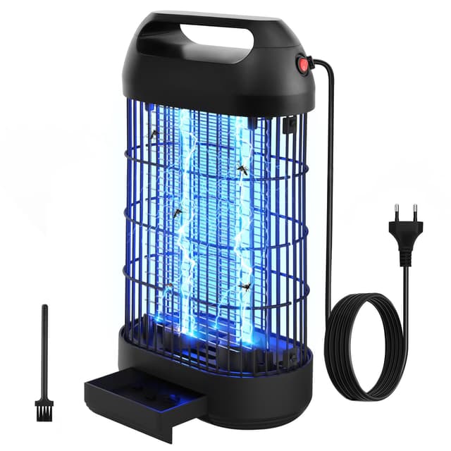 🦟🔌 Insektenvernichter Elektrischer 18W Mückenlampe UV-Licht Mückenfalle Doppelelektrogitter LED Fliegenfalle Elektrisch